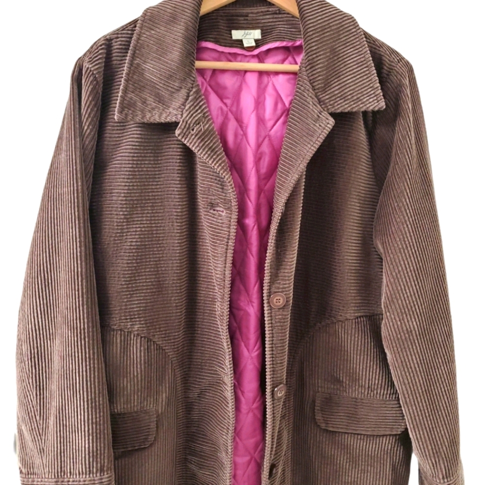 J.Jill corduroy lined jacket